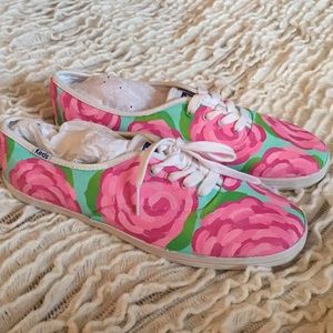 Hand painted Lilly Pulitzer Keds